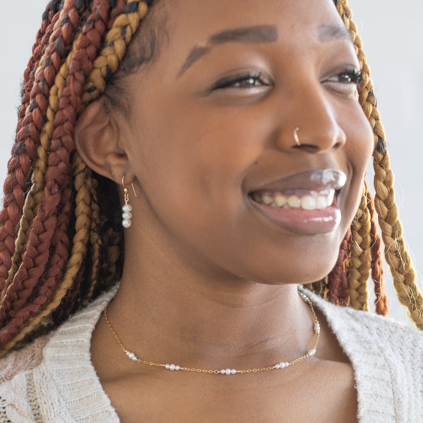 Trinity Pearl Dangles