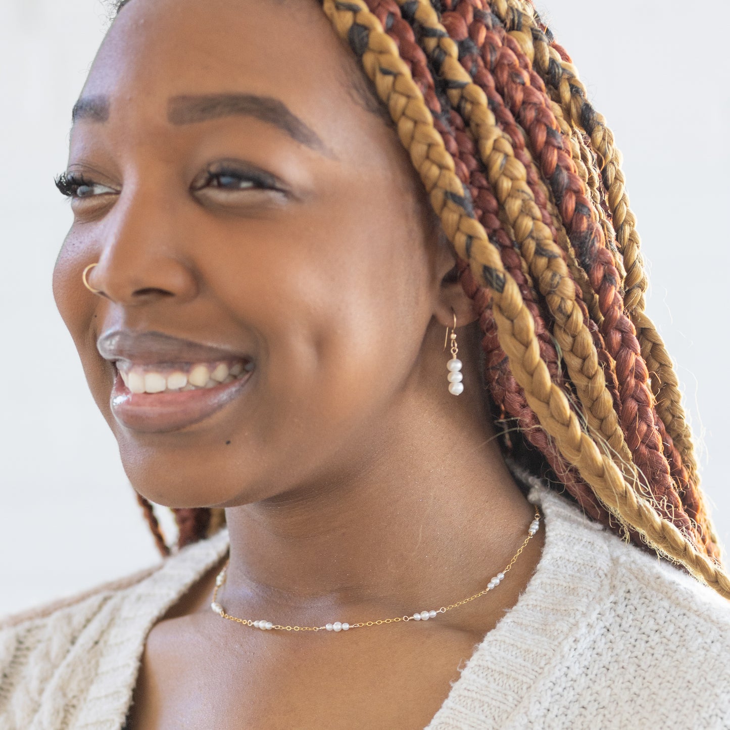 Trinity Pearl Dangles