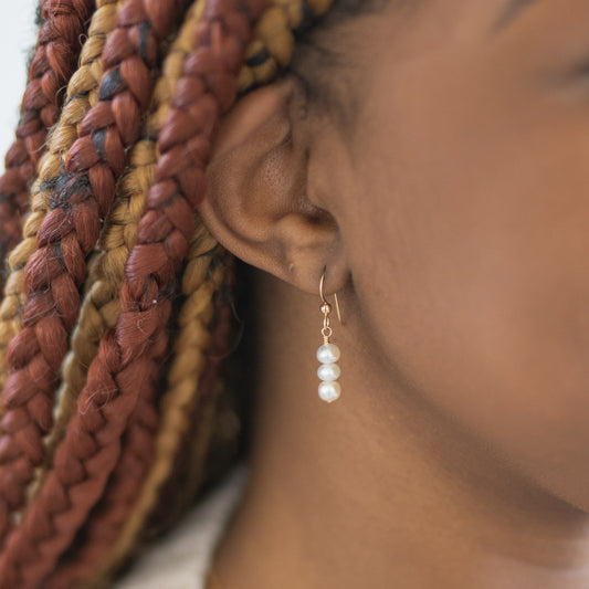 Trinity Pearl Dangles