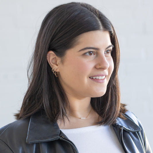 Mini Pearl Bar Necklace