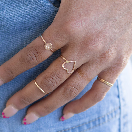 Open Heart Ring