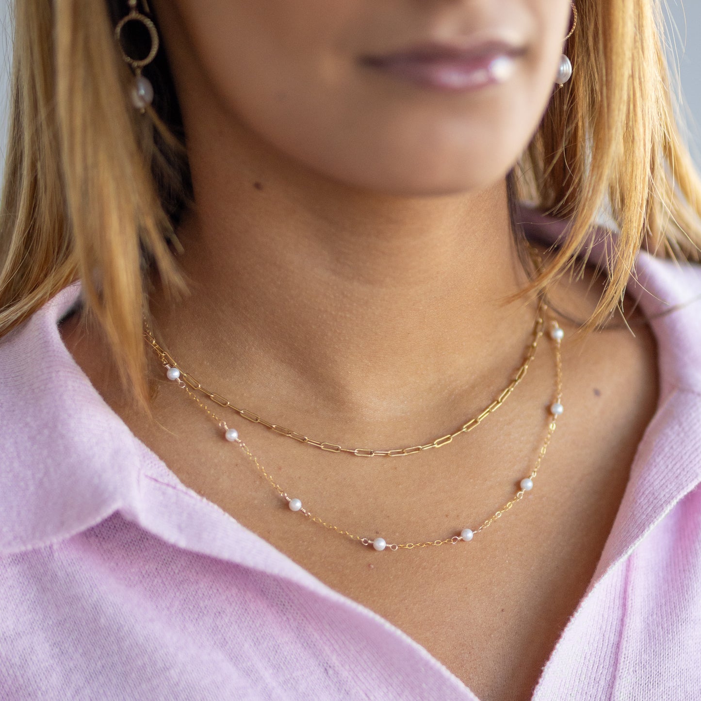 Pearl Dot Necklace