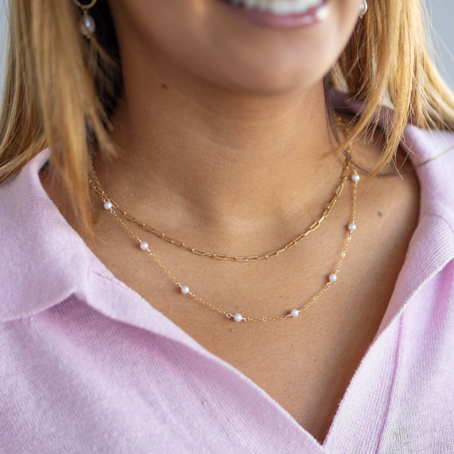 Pearl Dot Necklace