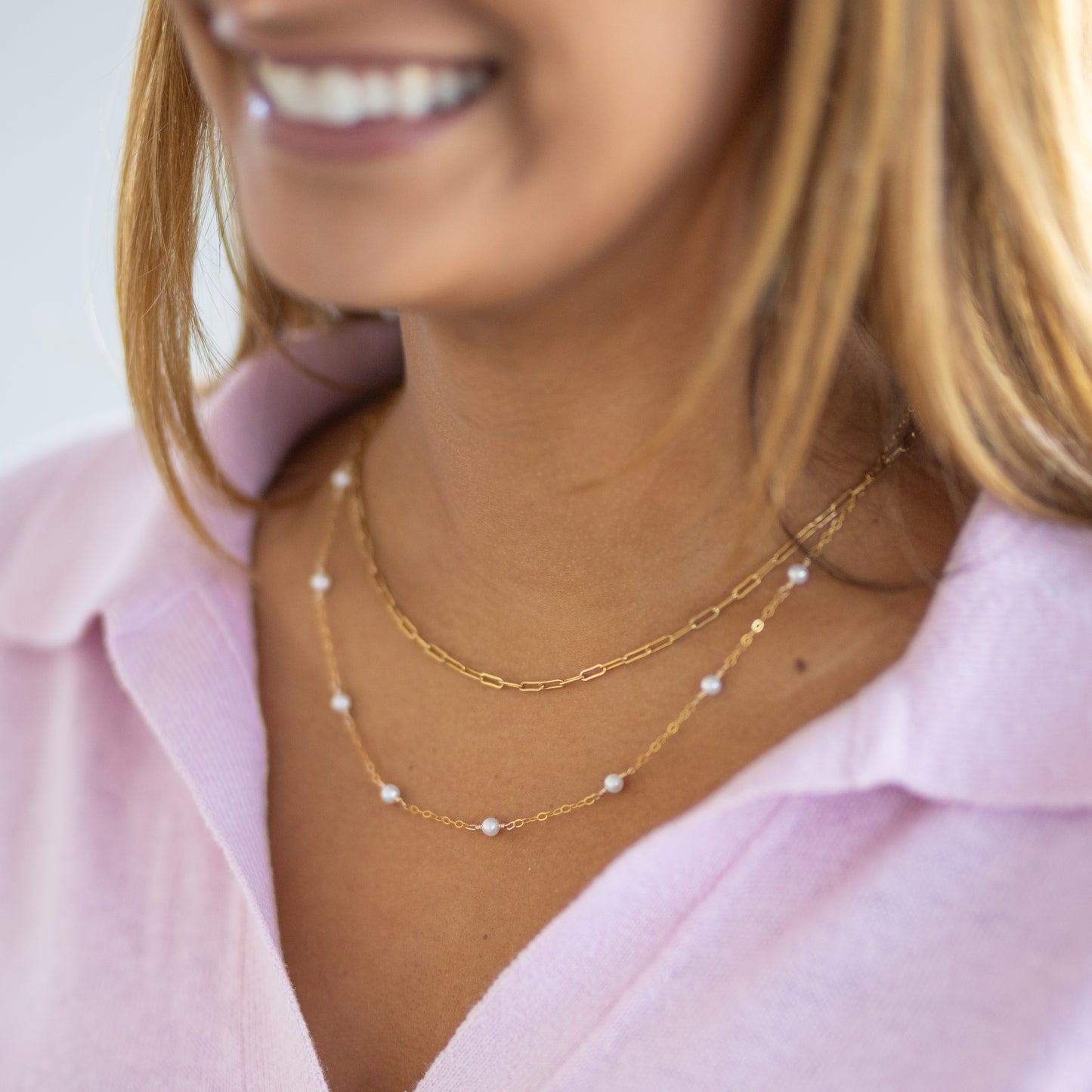 Pearl Dot Necklace