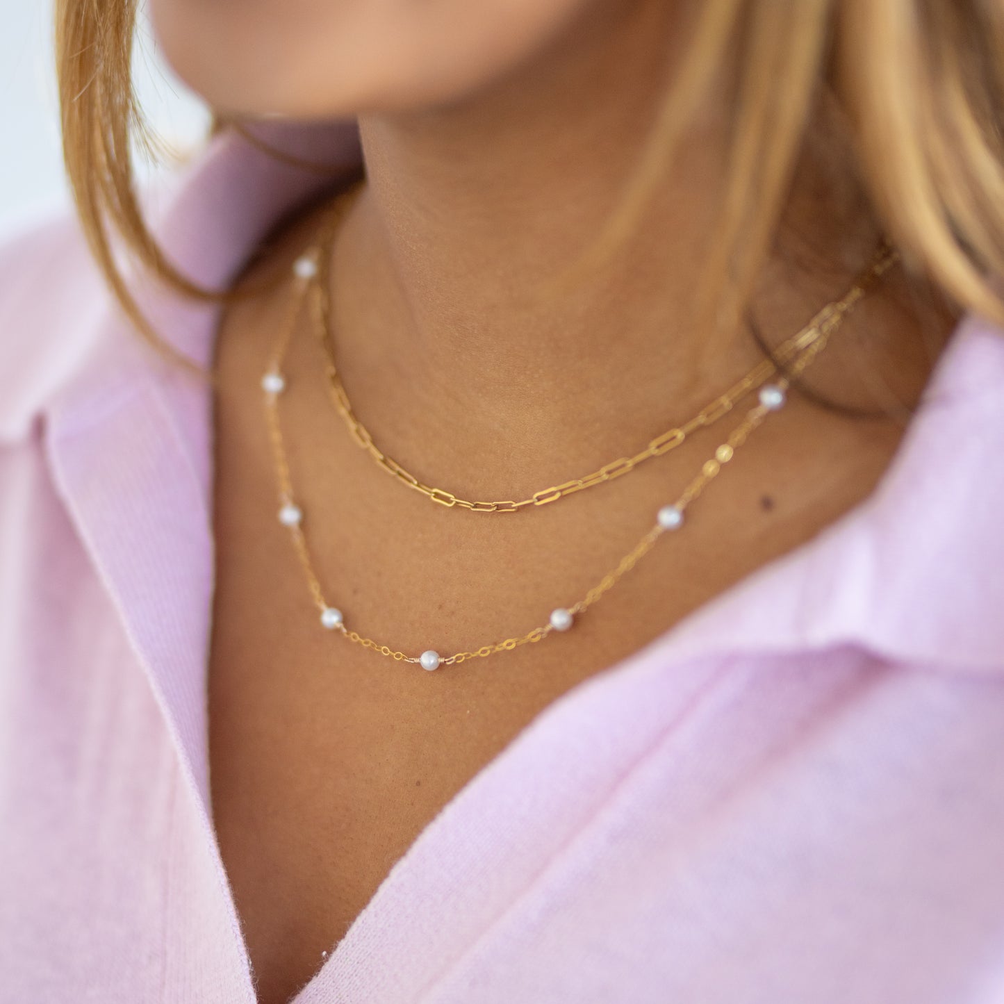 Pearl Dot Necklace