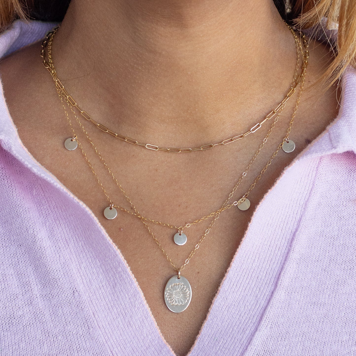 Birth Flower Necklace