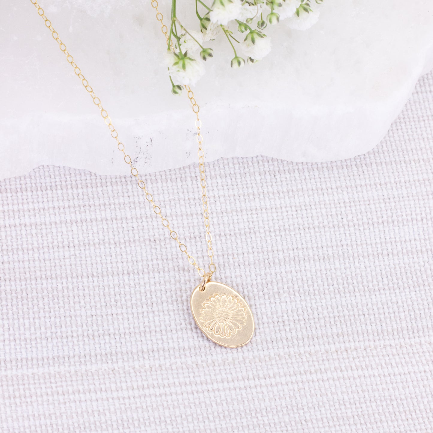 Birth Flower Necklace
