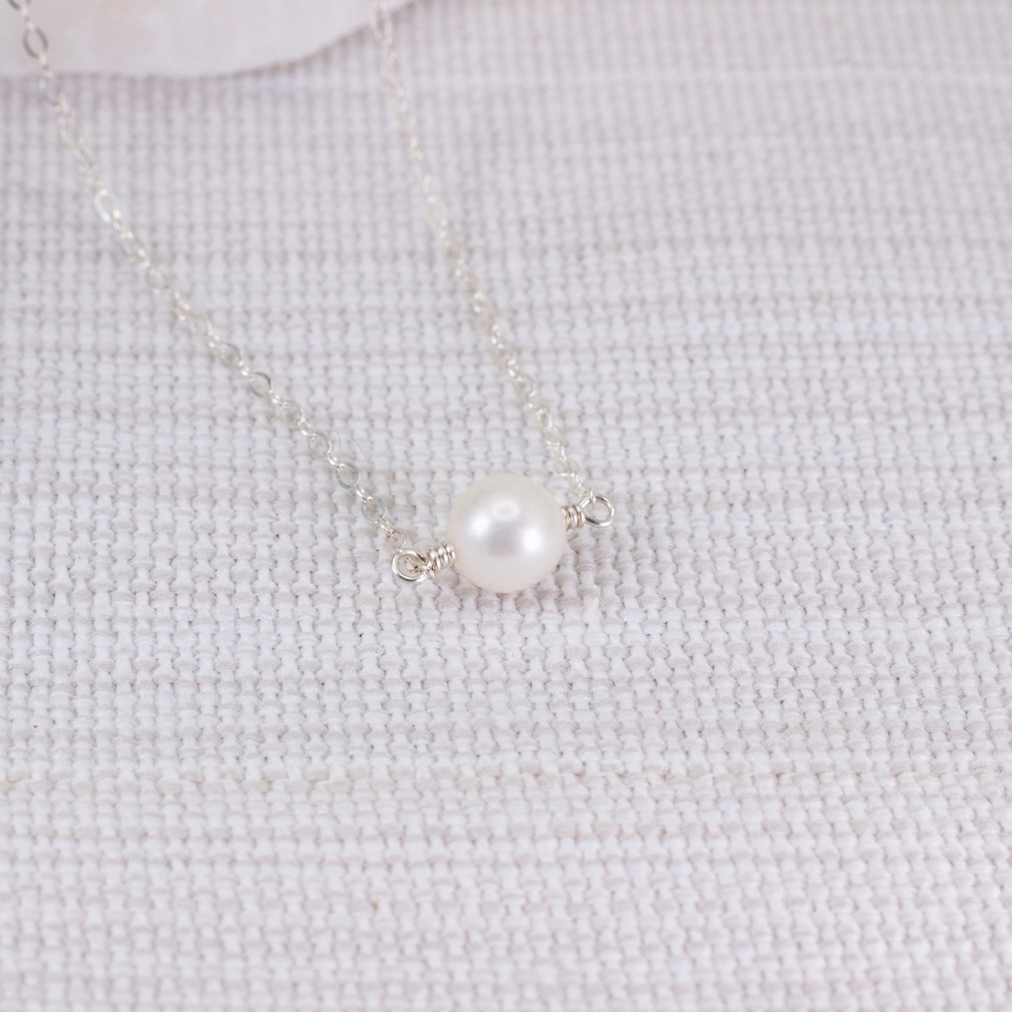 Floating Pearl Necklace