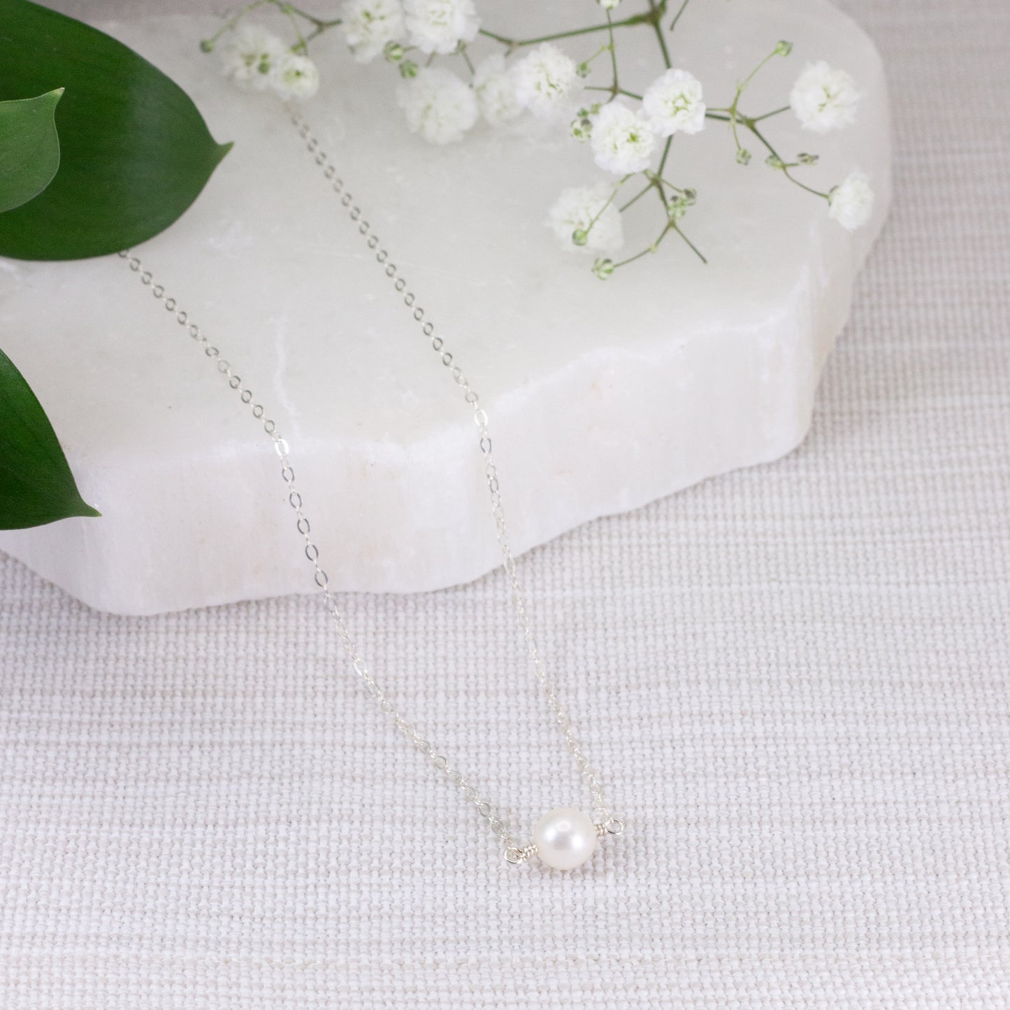 Floating Pearl Necklace