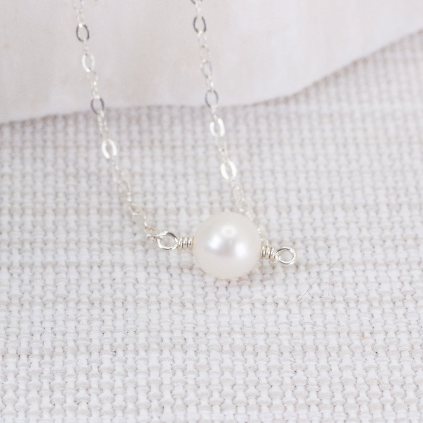 Floating Pearl Necklace