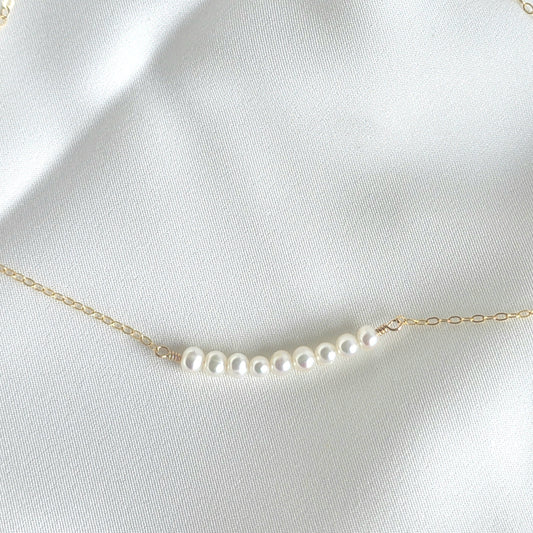 Pearl Bar Necklace