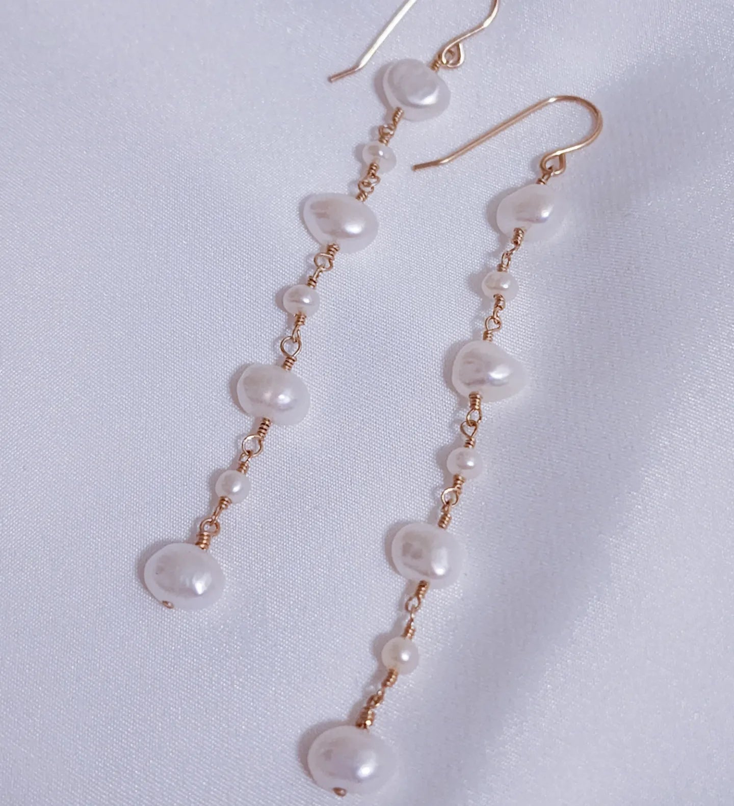 Hope - Long Pearl Earrings
