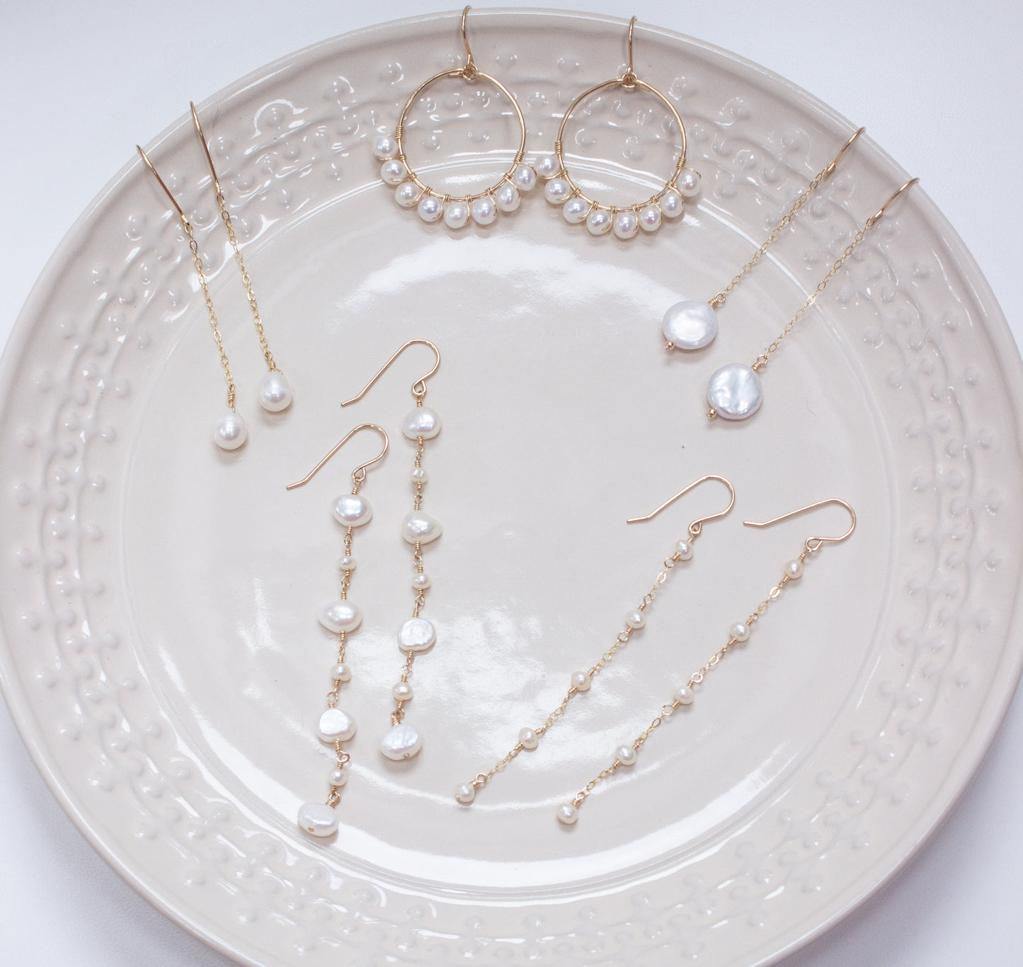 Hope - Long Pearl Earrings