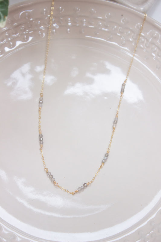 Labradorite Layering Necklace