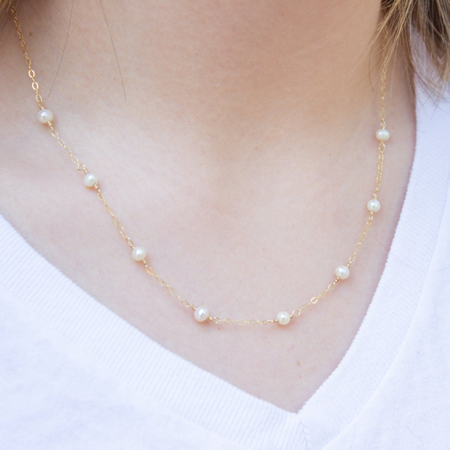 Pearl Dot Necklace