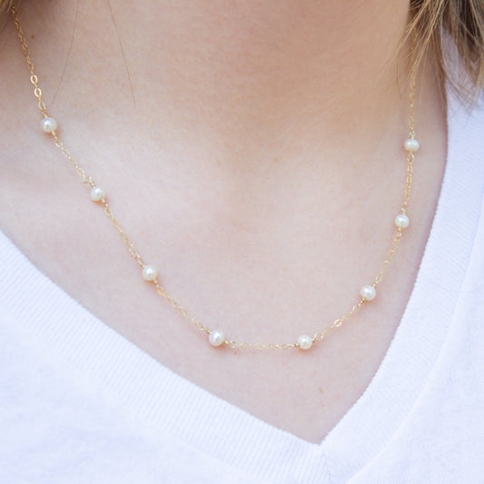 Pearl Dot Necklace