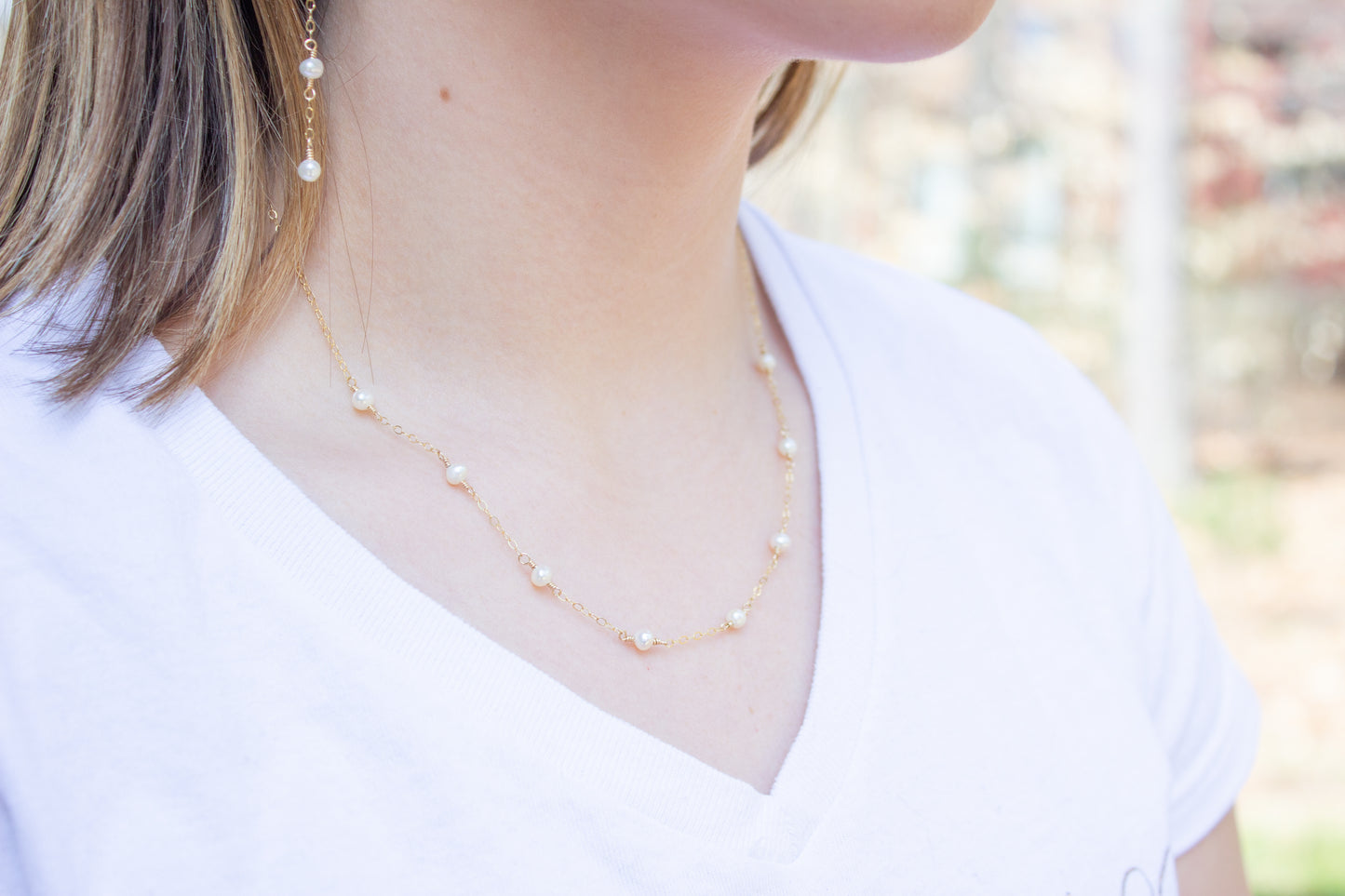 Pearl Dot Necklace
