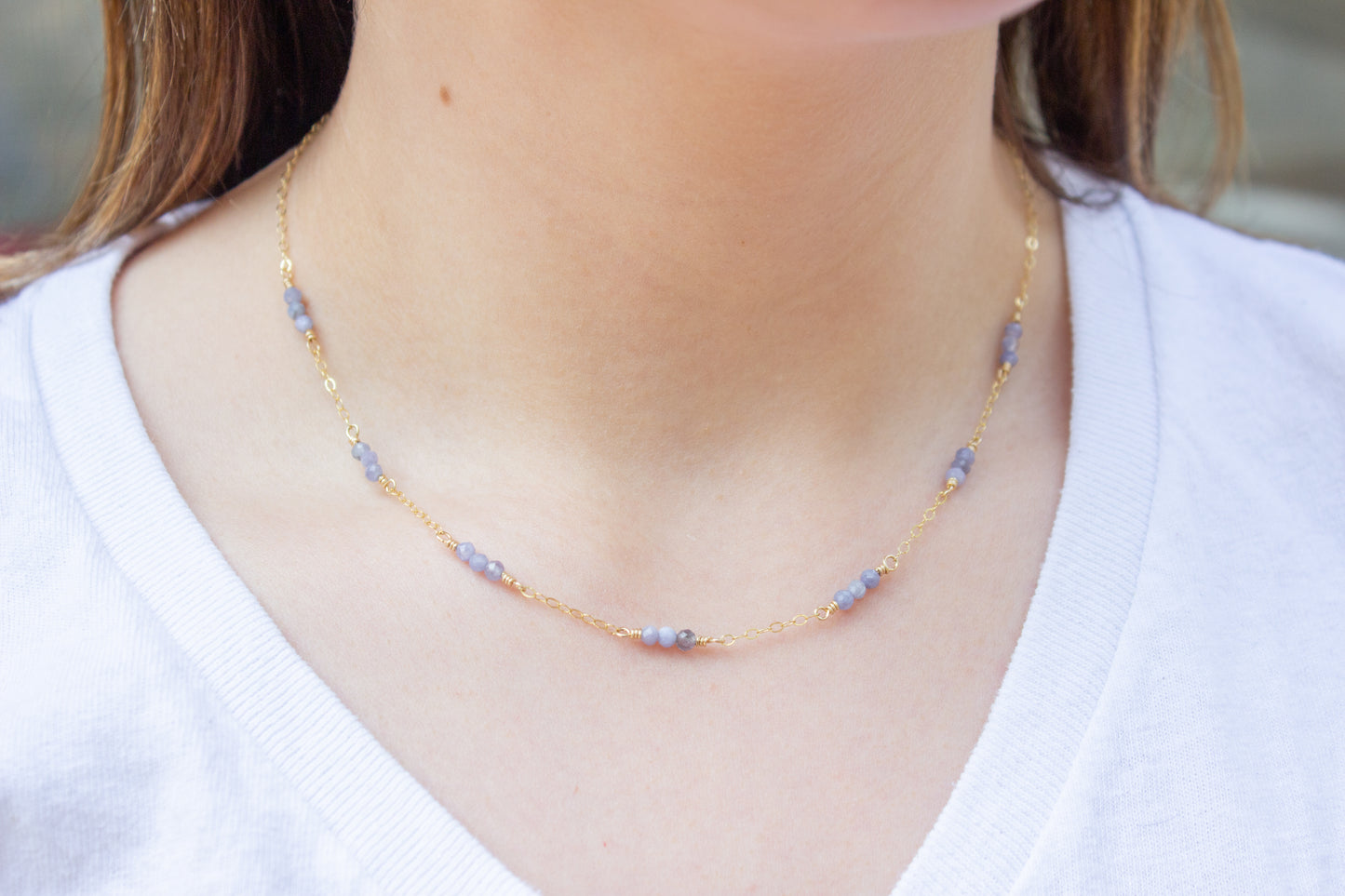 Tanzanite Layering Necklace