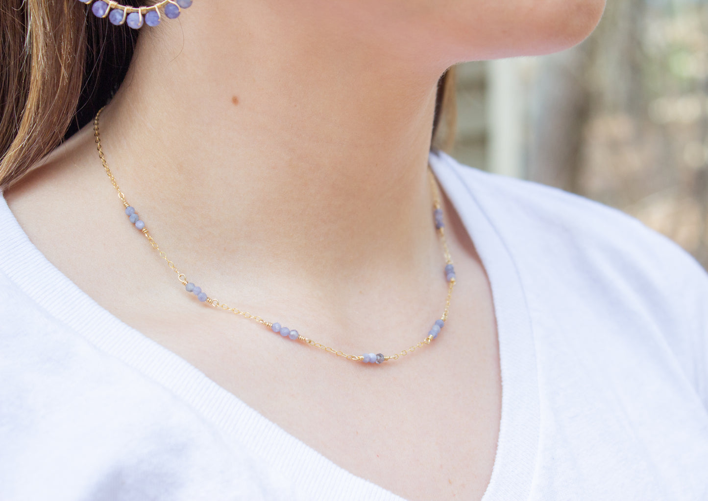 Tanzanite Layering Necklace