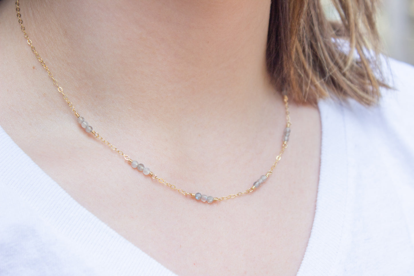 Labradorite Layering Necklace