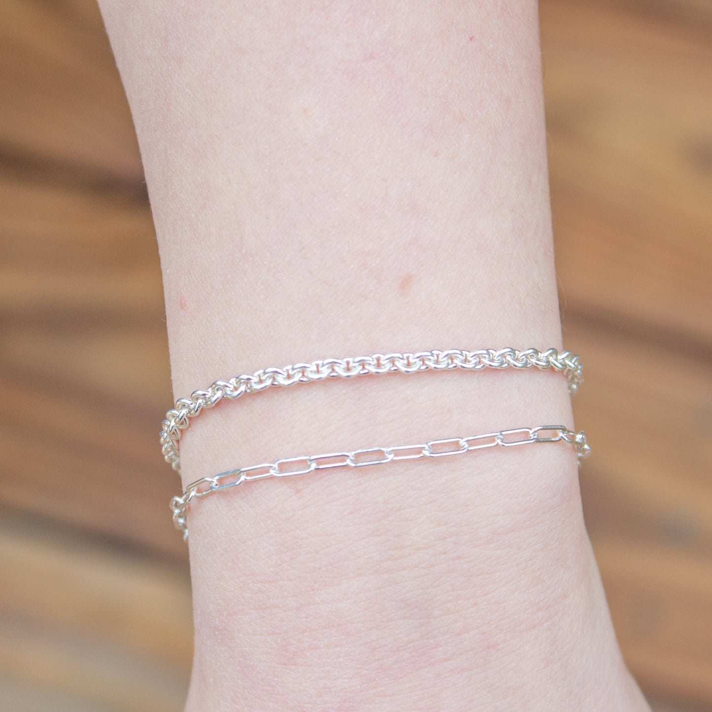 Drawn Cable Chain Bracelet