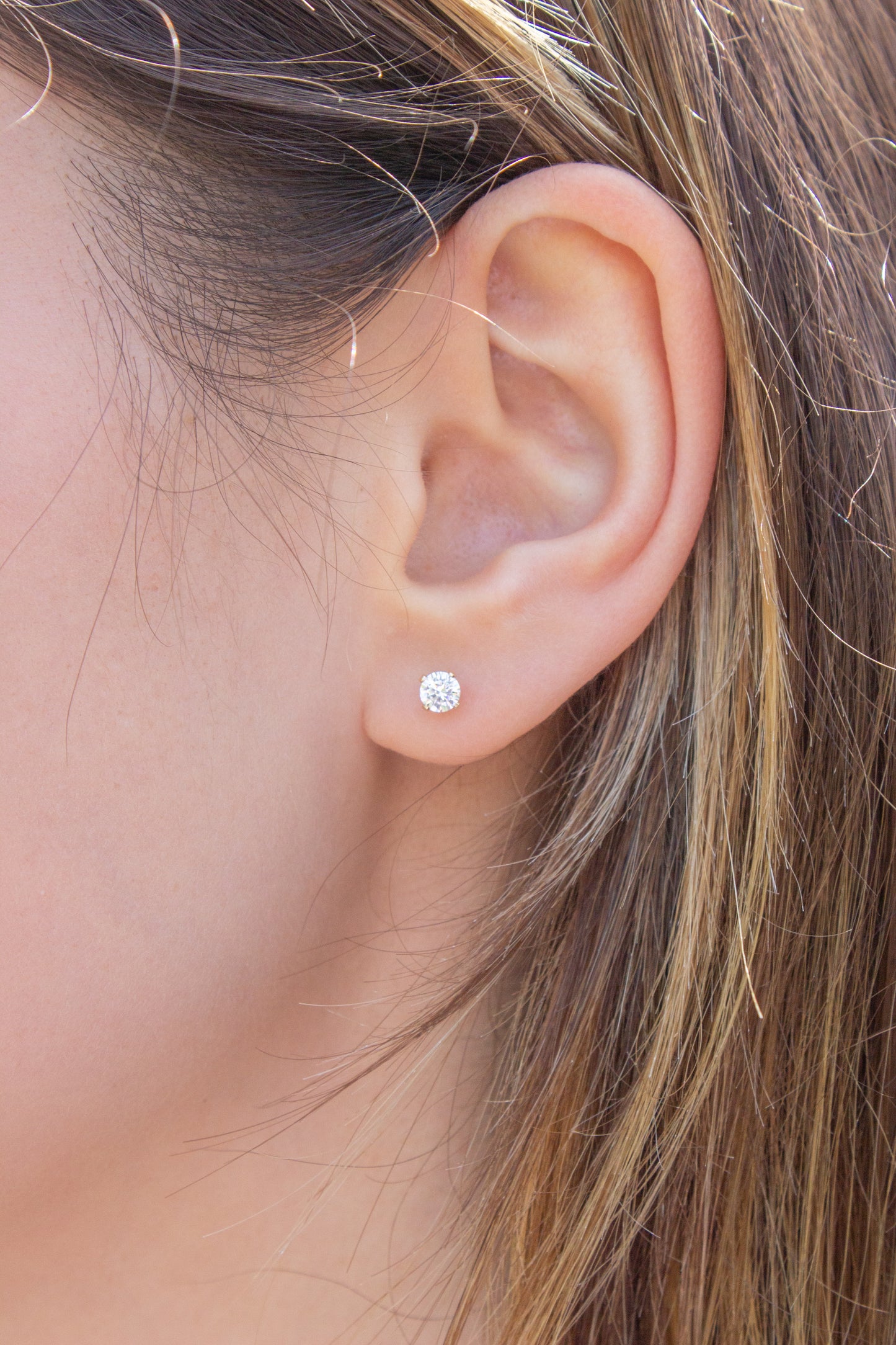 Birthstone Stud Earrings