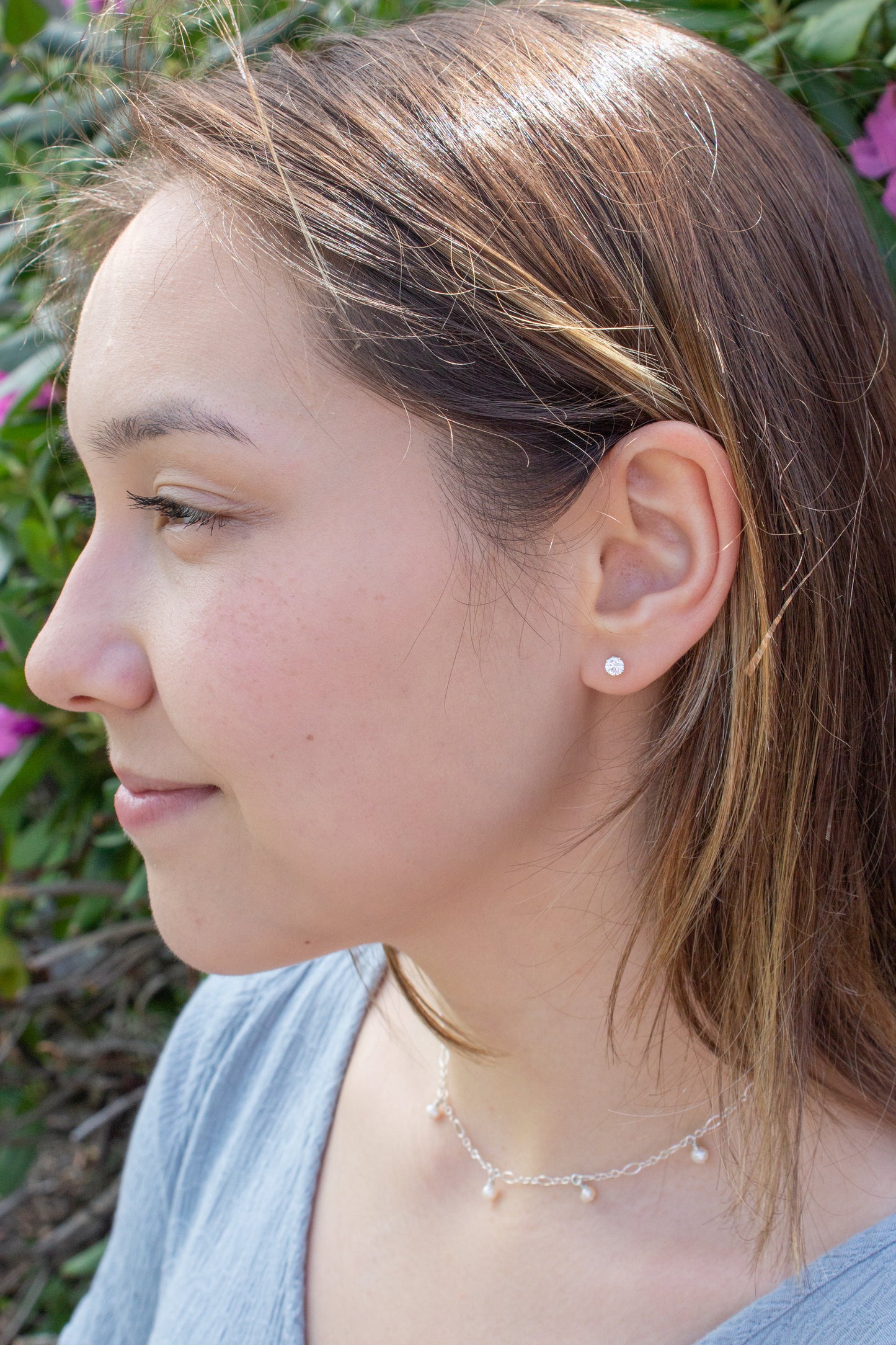 Birthstone Stud Earrings