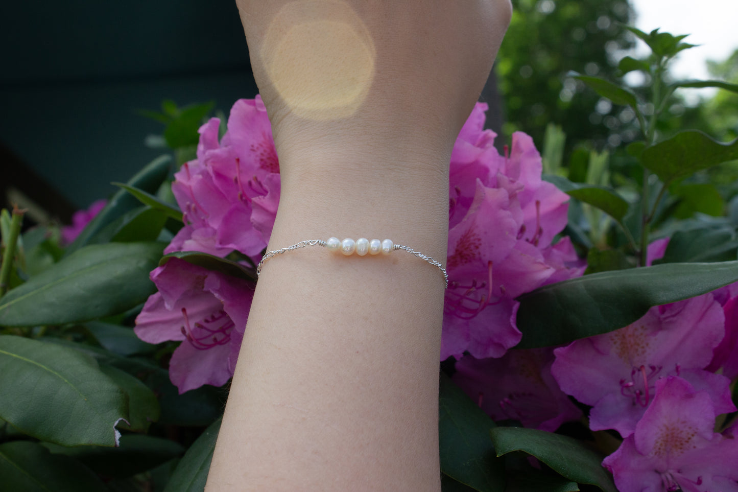 Figaro Pearl Bracelet