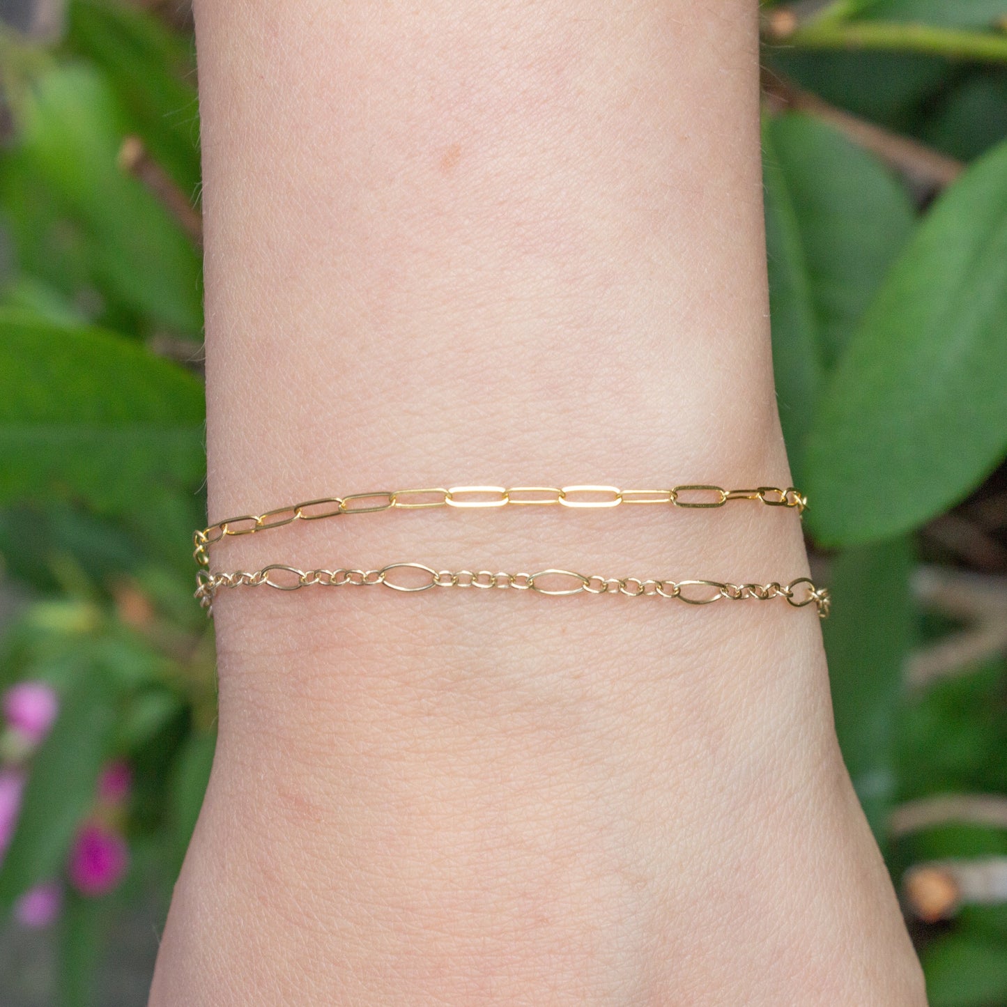 Drawn Cable Chain Bracelet