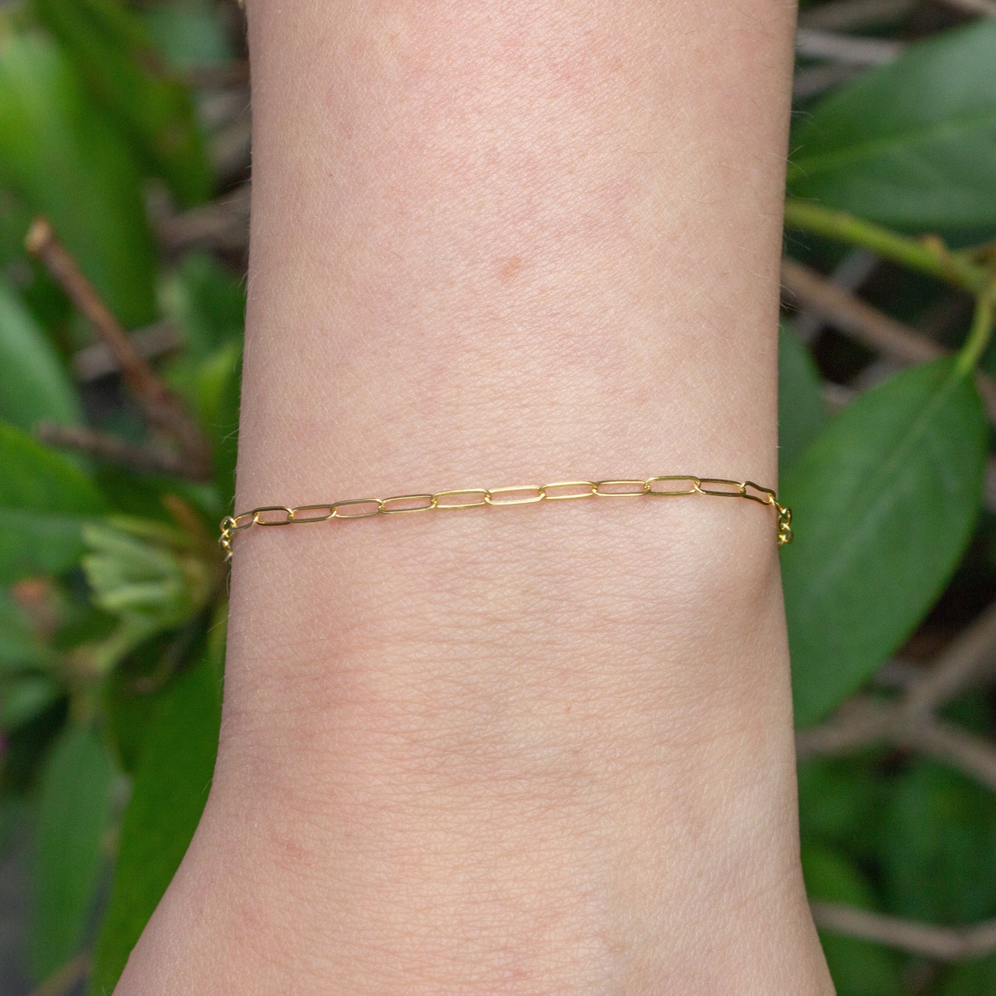 Drawn Cable Chain Bracelet