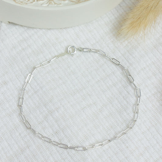 Drawn Cable Chain Bracelet