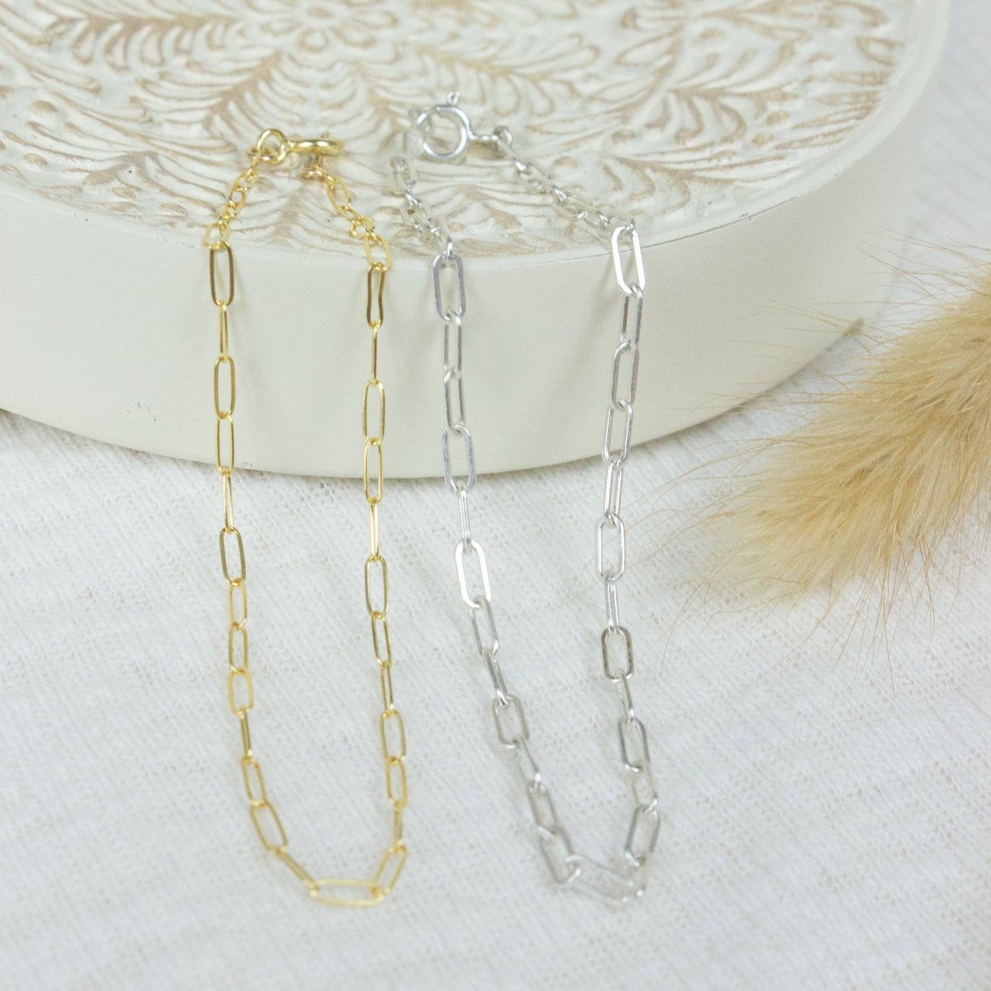 Drawn Cable Chain Bracelet