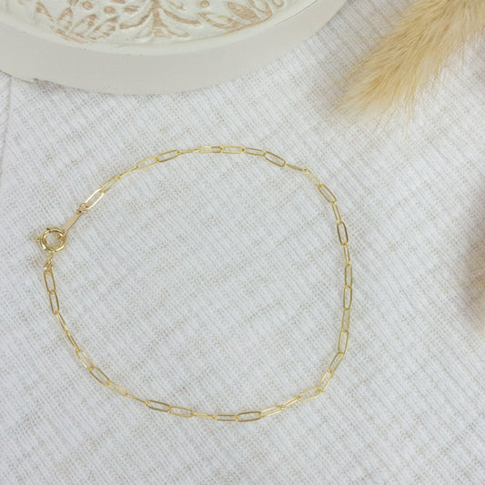 Drawn Cable Chain Bracelet