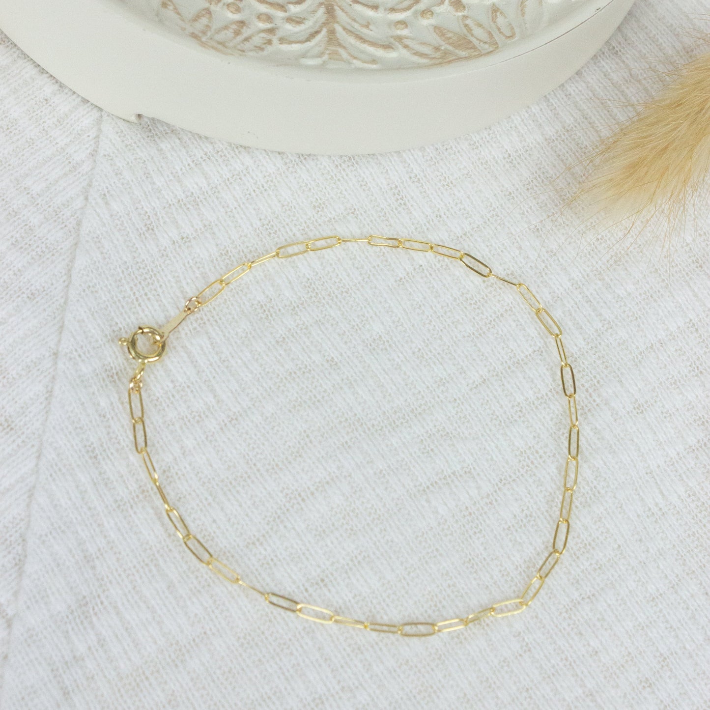 Drawn Cable Chain Bracelet