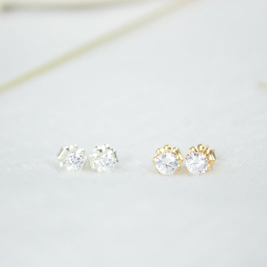 Birthstone Stud Earrings