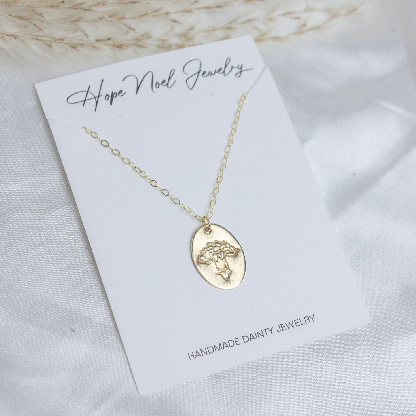 Birth Flower Necklace