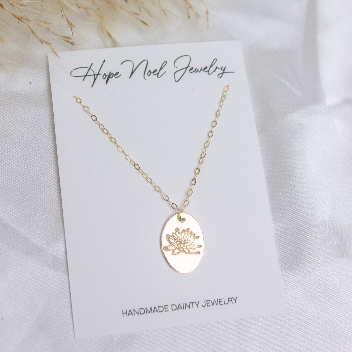 Birth Flower Necklace