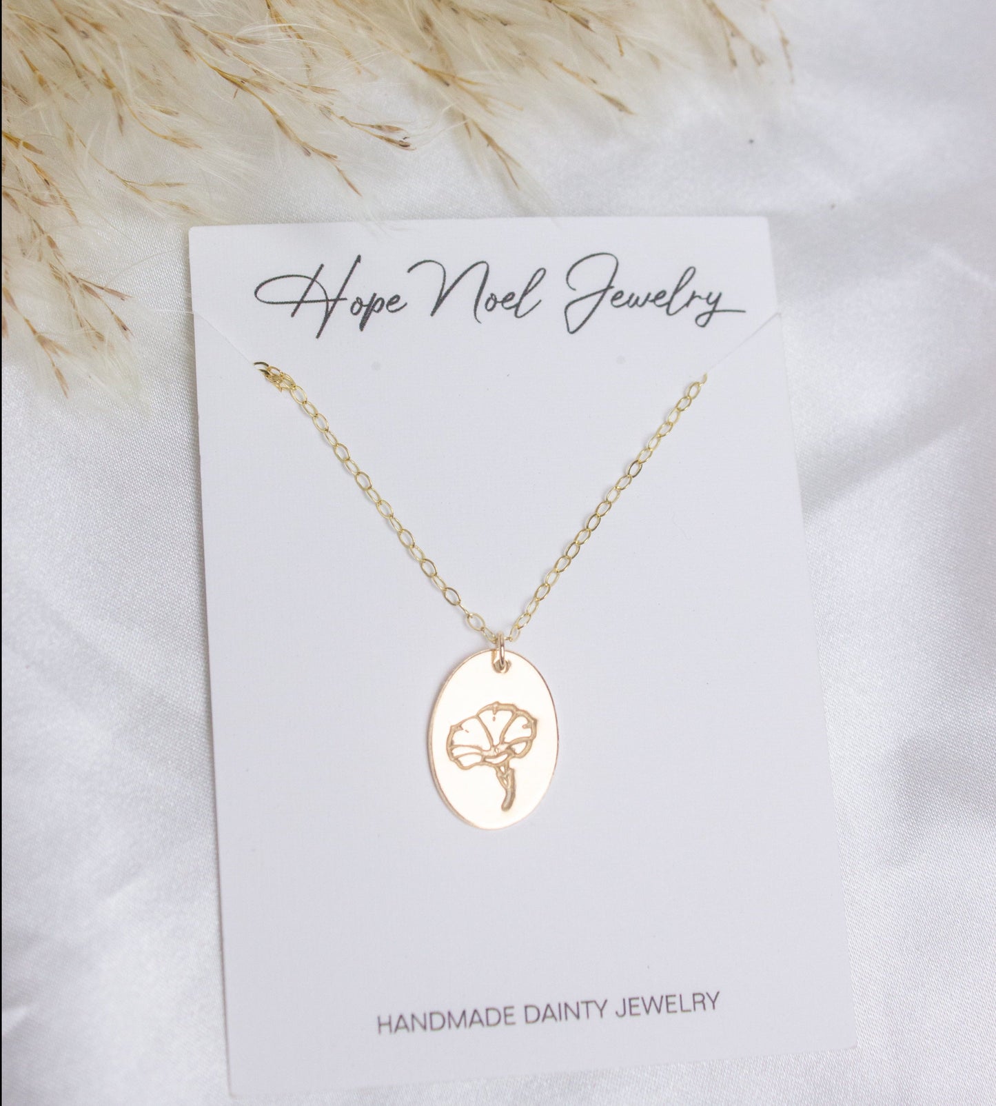 Birth Flower Necklace