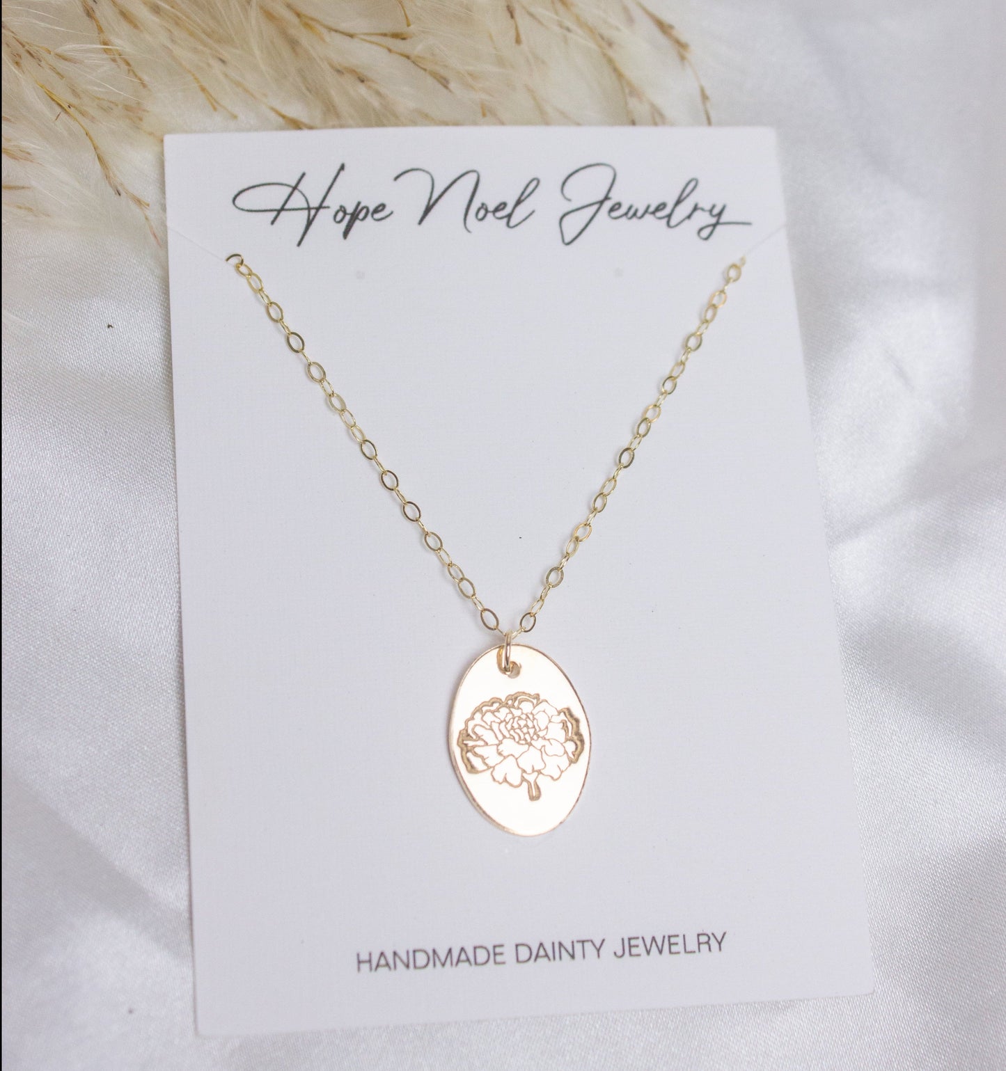 Birth Flower Necklace