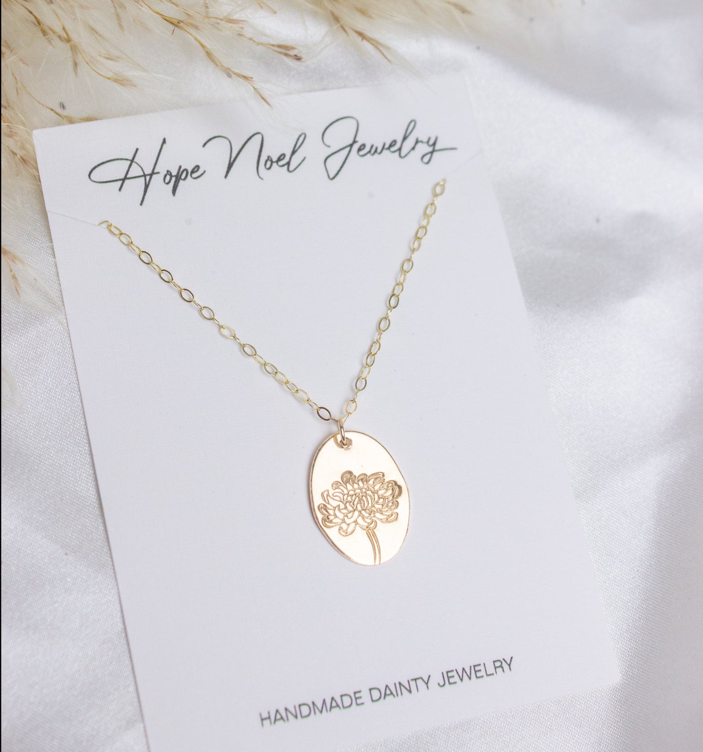 Birth Flower Necklace