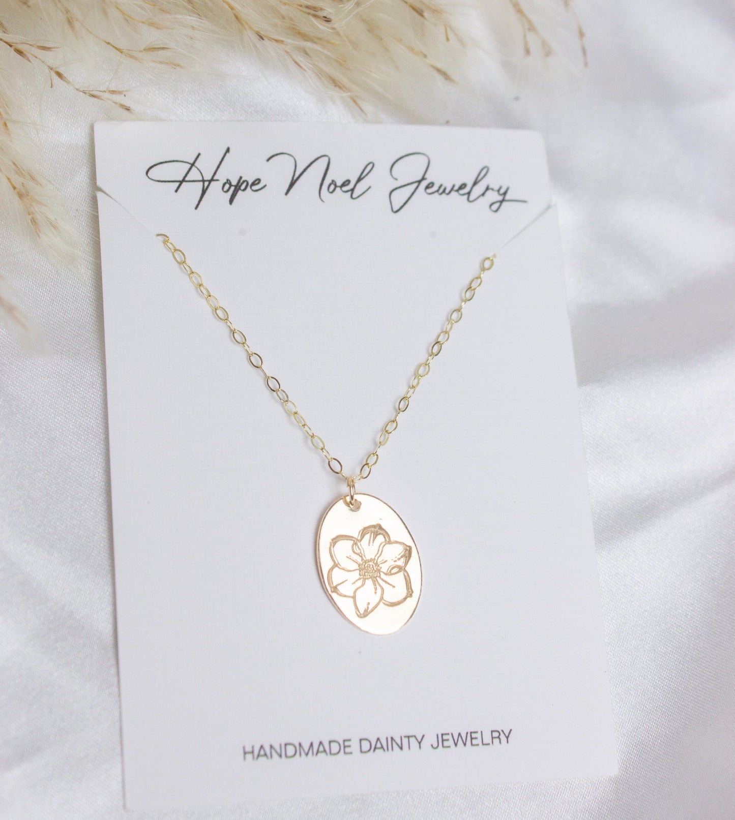 Birth Flower Necklace