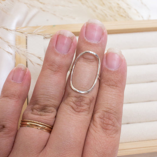 Organic Oval Ring
