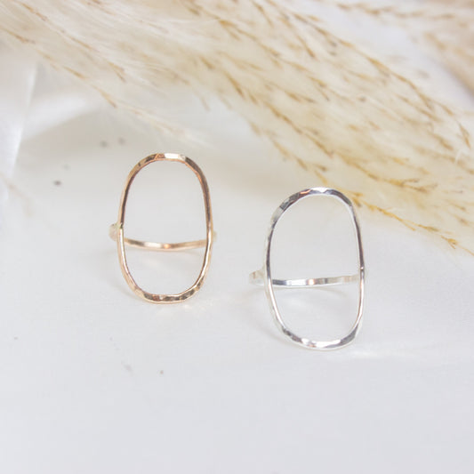 Organic Oval Ring