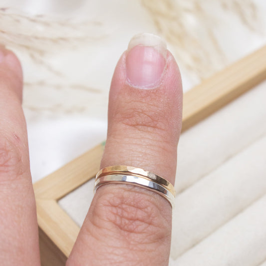 Regular Organic Hammered Band