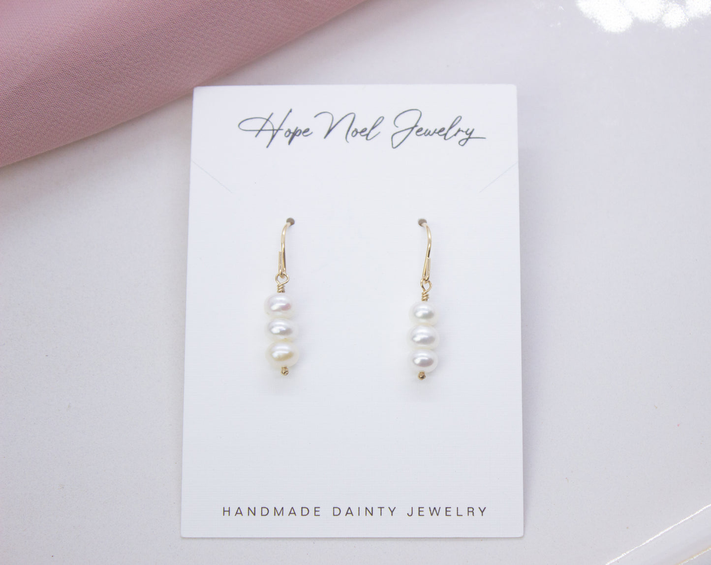 Trinity Pearl Dangles