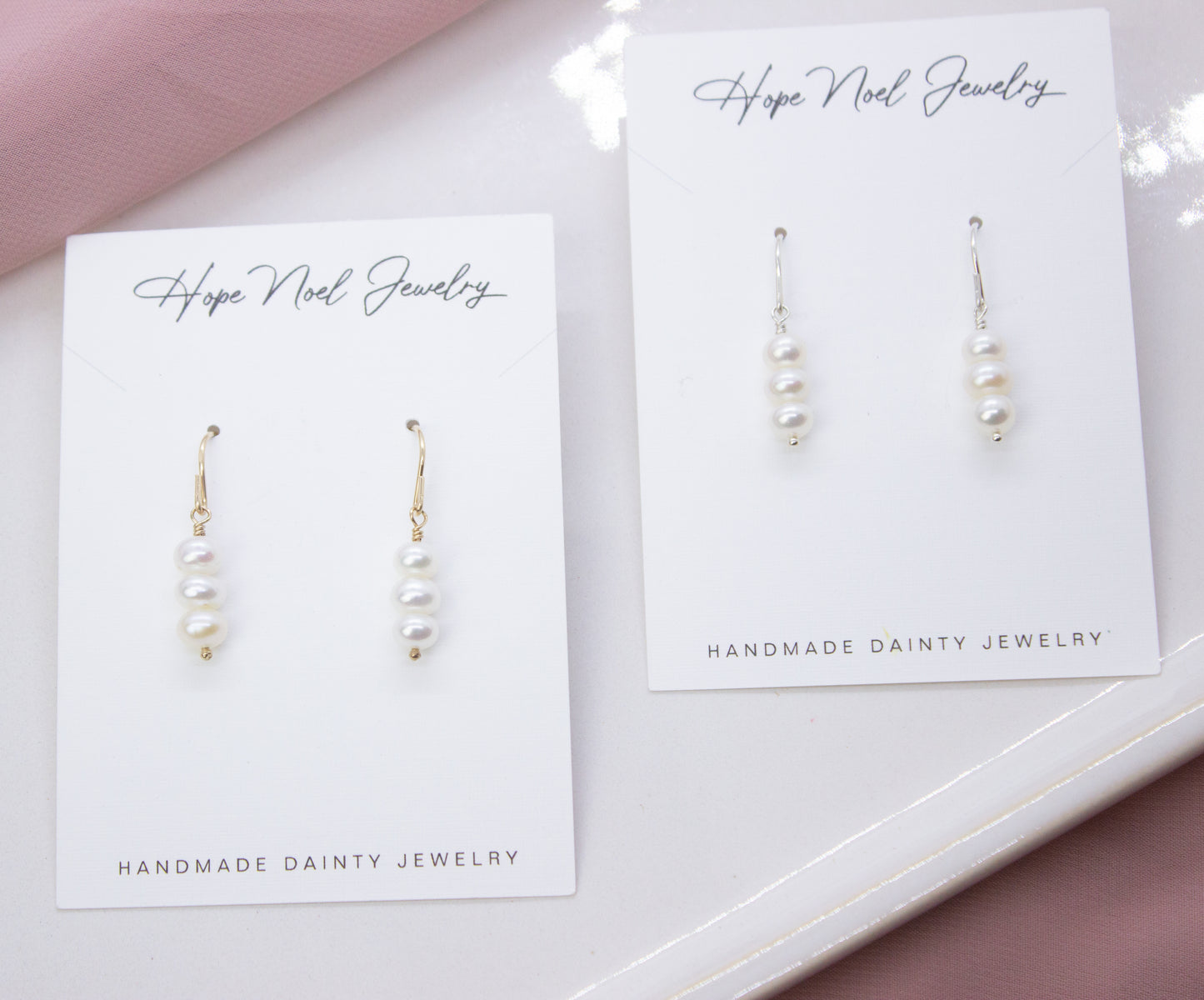 Trinity Pearl Dangles