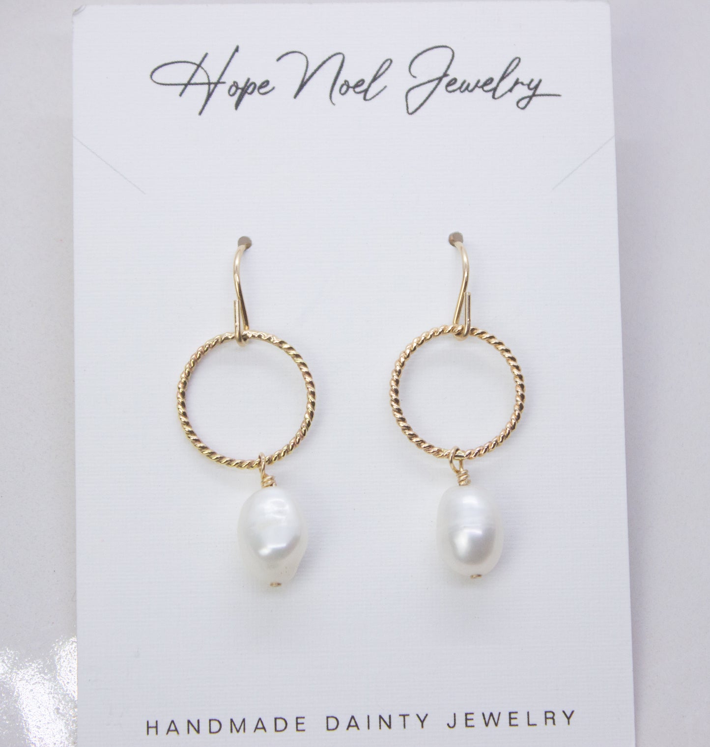 Twist Pearl Dangles