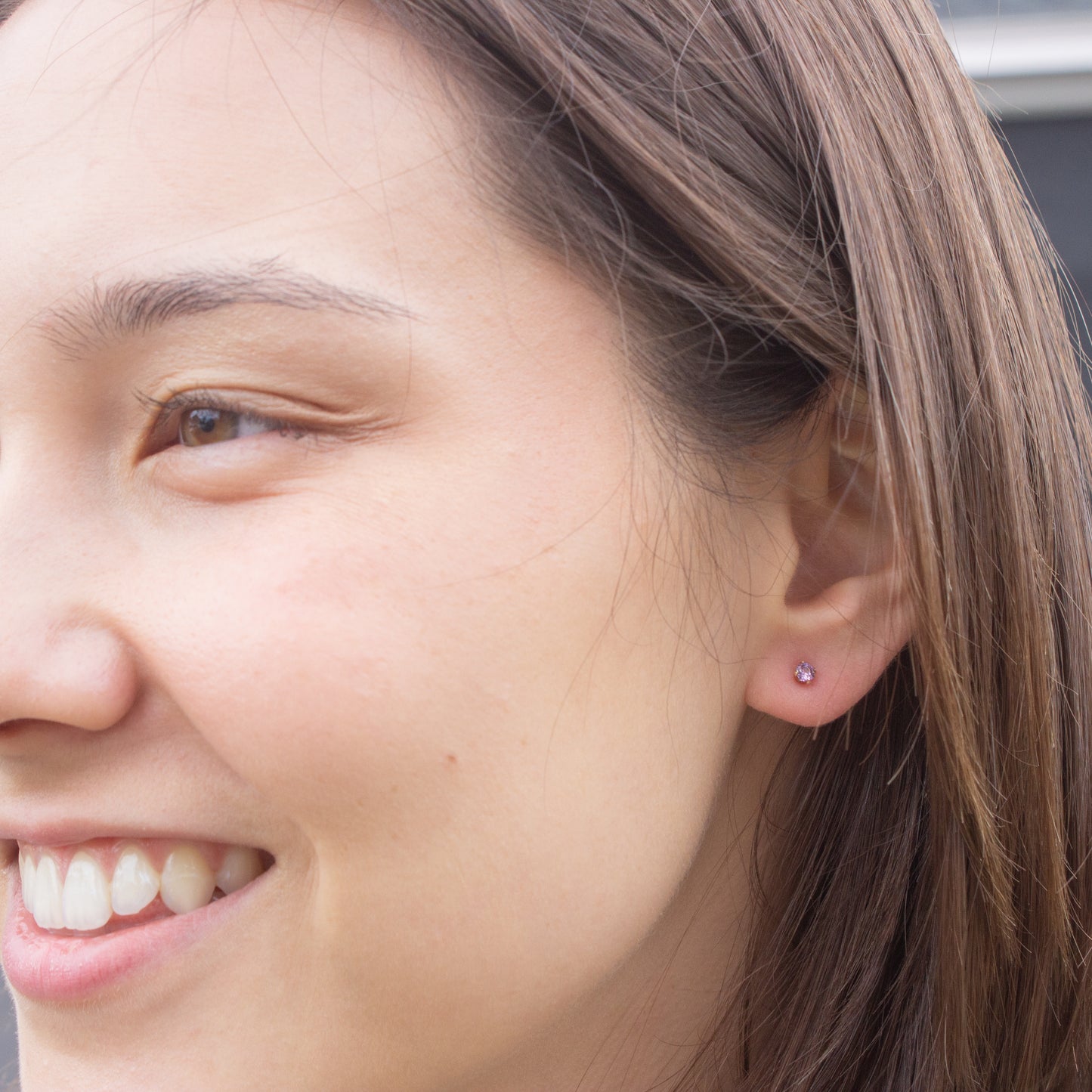 Birthstone Stud Earrings