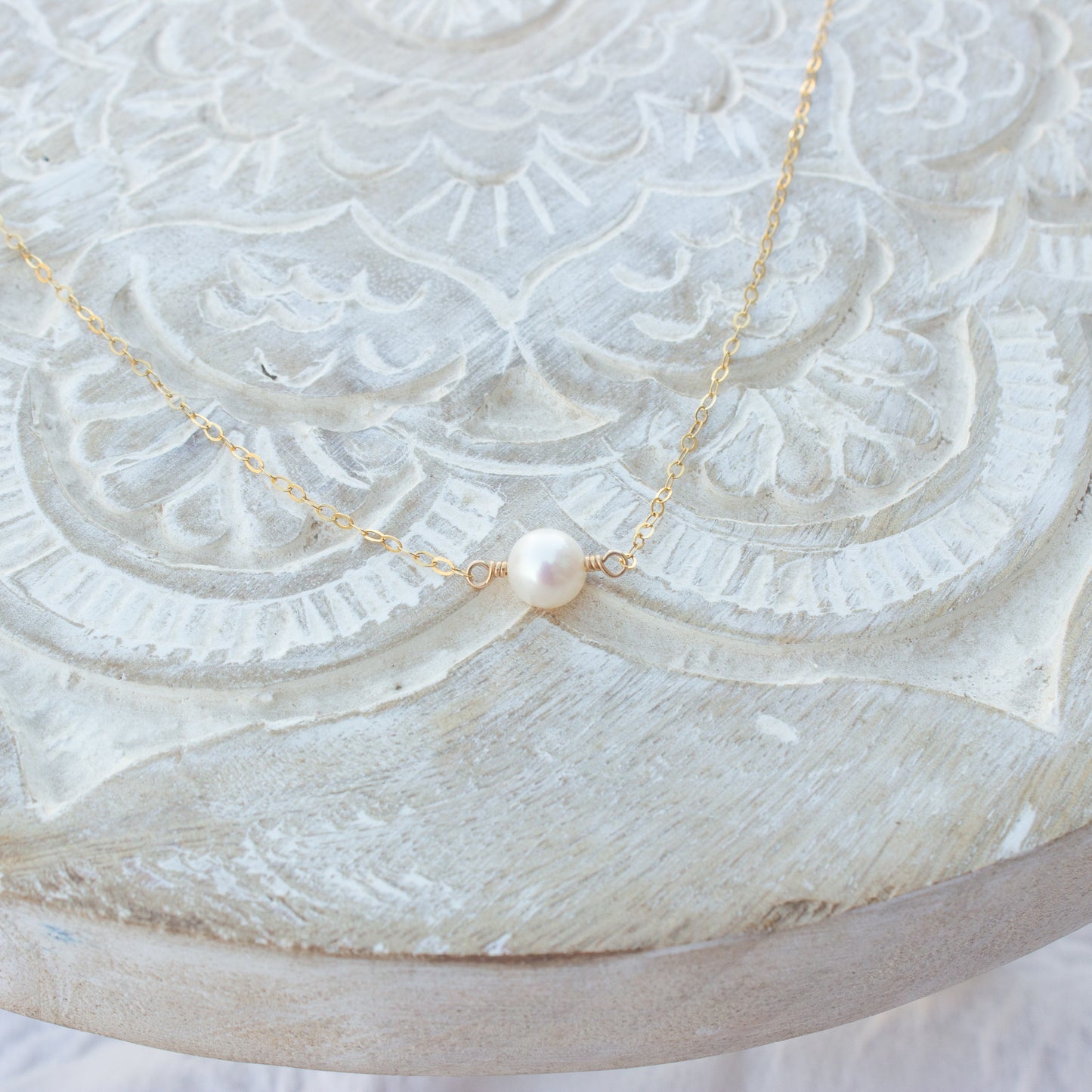 Floating Pearl Necklace