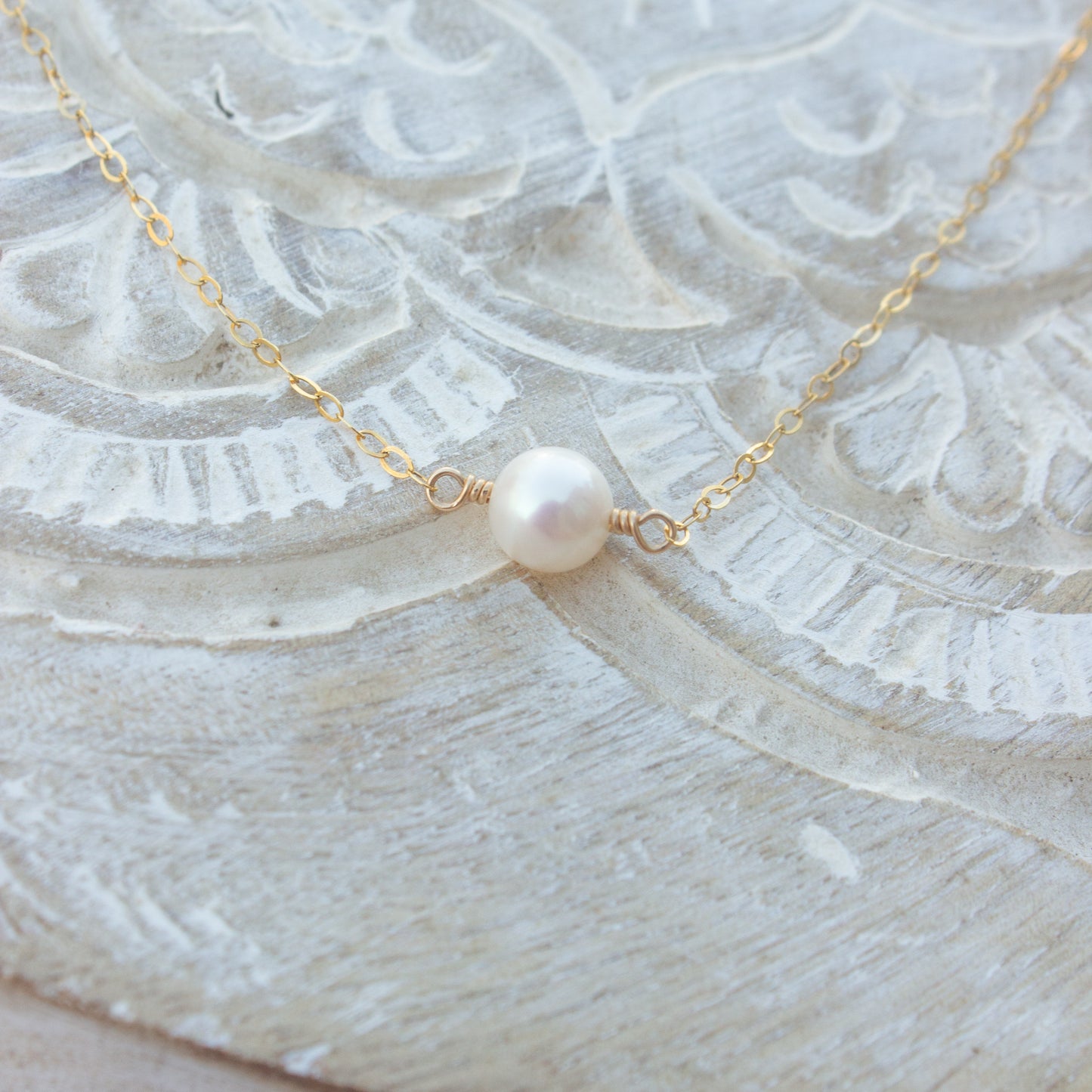 Floating Pearl Necklace